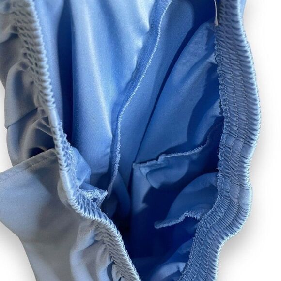 Alfred Dunner Pull On Pants Women's 10 Petite Light Blue Pockets Retro Business - Picture 10 of 13